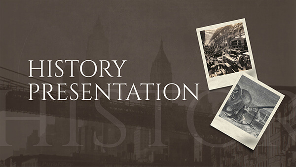 Page Presentation Histoire Modèles de diaporamas pédagogiques | Genially